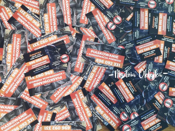 Wizytówki dla Smentex Garage Chechło