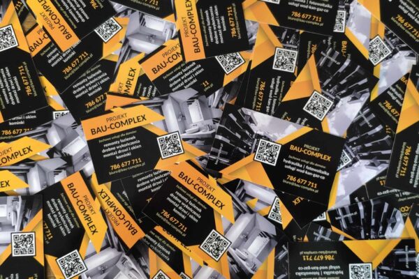 Wizytówki dla Bau-Complex, Sławków