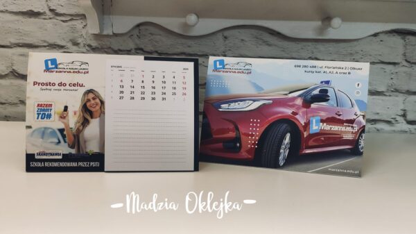 Kalendarze firmowe dla OSK Marzanna, Olkusz