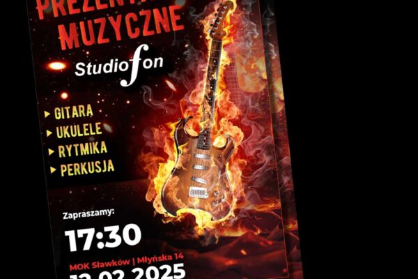 Plakat promocyjny dla Studiofon, Sławków