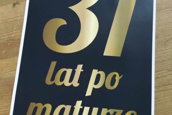 Plakat, projekt + wydruk, Sławków