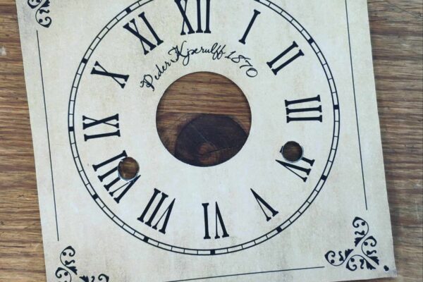 Odnowienie tarczy zegara z 1870 r., Sławków