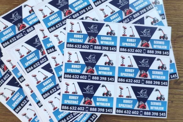 Wlepy reklamowe dla Invest Żak, Ujków Nowy/Laski