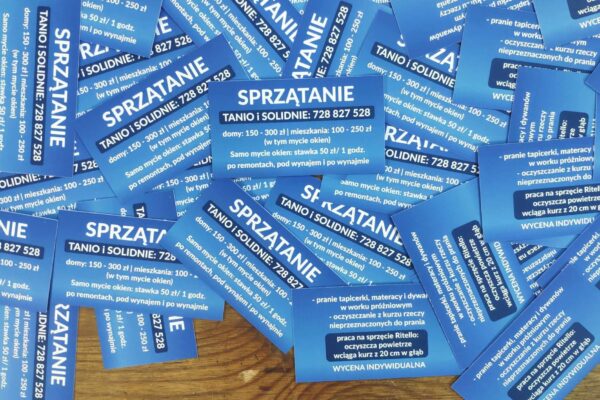 Wizytówki firmowe, Dąbrowa Górnicza