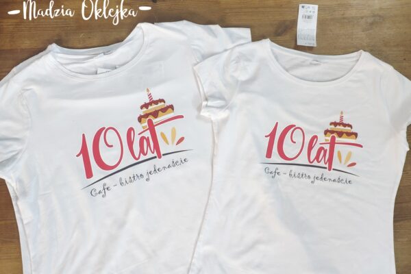 Koszulki dla Cafe Bistro Jedenaście, Sławków