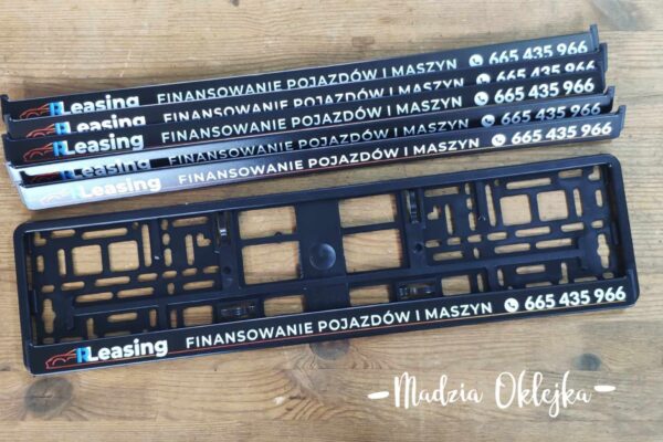 Ramki rejestracyjne RLeasing, Sosnowiec