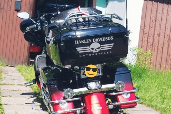 Naklejka na motocykl Harley Davidson, Sławków