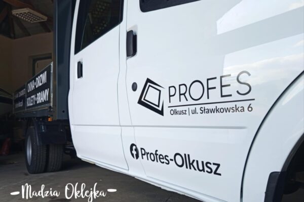 Okleiny samochodu dostawczego, Profes Olkusz