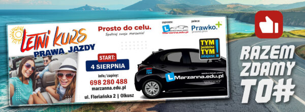 Infografiki dla OSK Marzanna, Olkusz