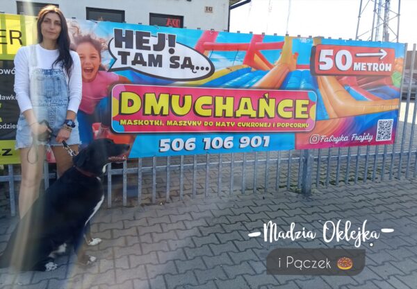 Banery reklamowe, Fabryka Frajdy, Bukowno