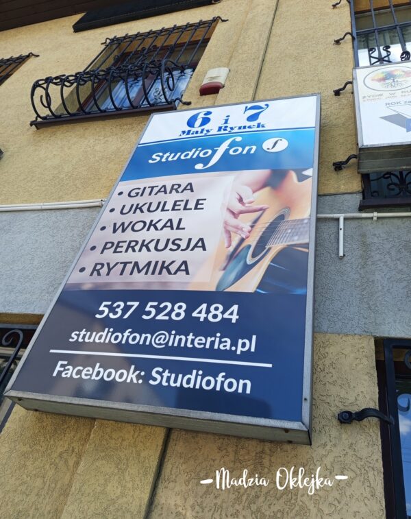 Okleiny na kasetonie Studiofon, Sławków