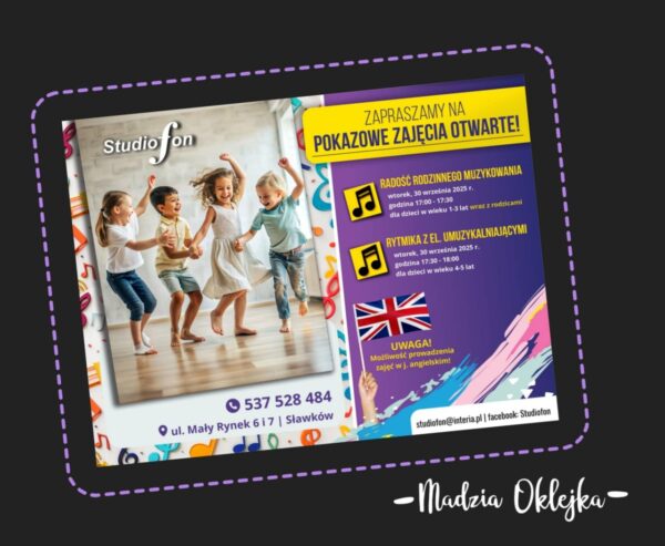 Infografika reklamowa, Studiofon Sławków