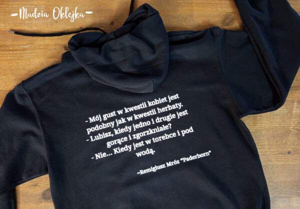 Bluza z nadrukiem indywidualnym, Sławków