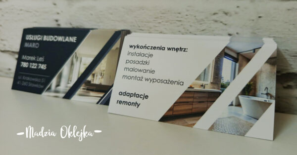 Wizytówki firmowe, Maro Sławków