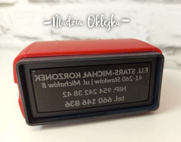 Pieczątka firmowa, Sławków