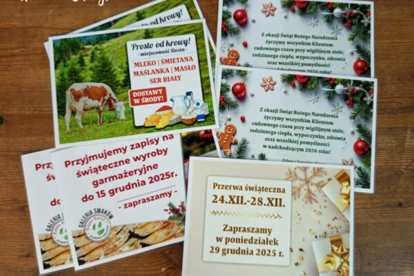 Wydruki okolicznościowe, Galeria Smaków Sławków