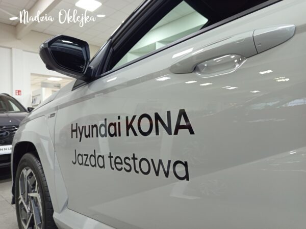 Okleiny samochodu, Salon Hyundai – Dąbrowa Górnicza