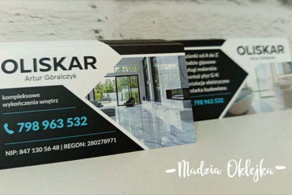 Wizytówki firmowe, Żory