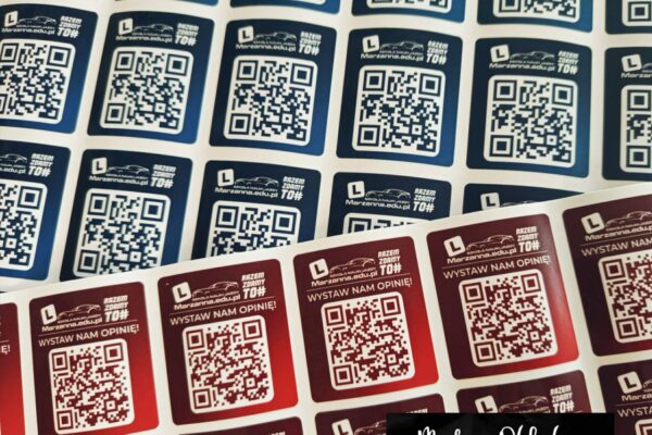 Wlepy laminowane, OSK Marzanna Olkusz