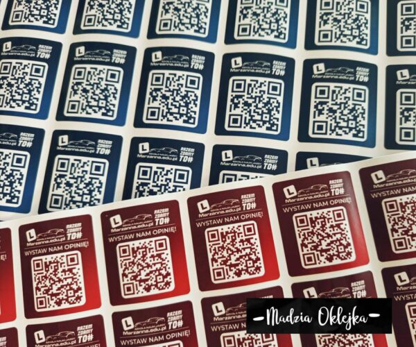 Wlepy laminowane, OSK Marzanna Olkusz