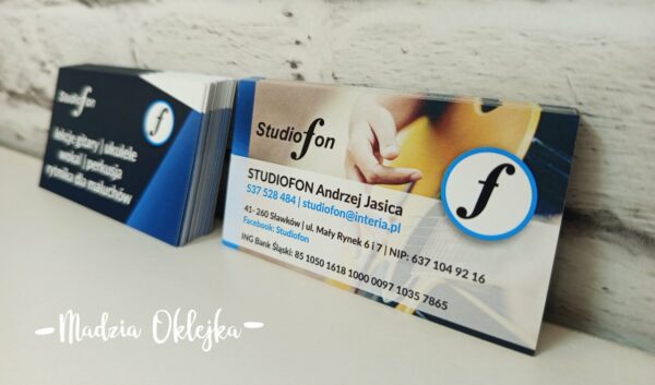 Wizytówki dla Studiofon, Sławków