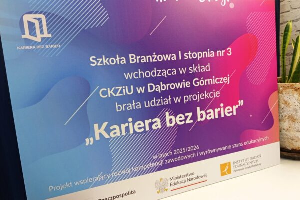Szyld informacyjny, CKZiU – Dąbrowa Górnicza