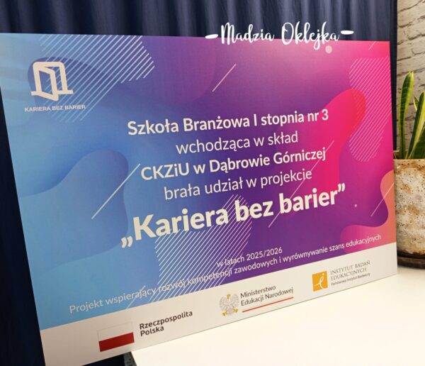 Szyld informacyjny, CKZiU – Dąbrowa Górnicza
