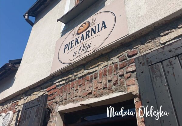 Szyld zewnątrzny, Piekarnia u Olgi Sławków