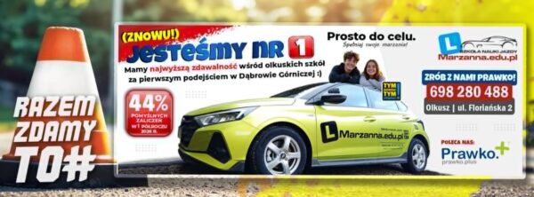 Infografika reklamowa, OSK Marzanna Olkusz