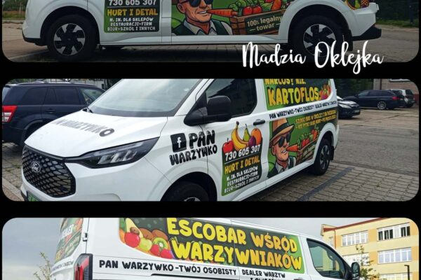 Okleiny pojazdu, Pan Warzywko Dąbrowa Górnicza