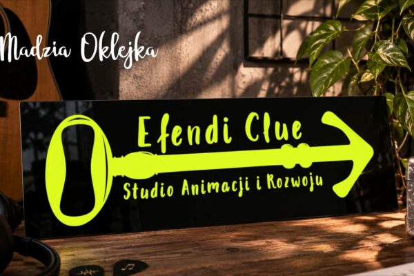 Szyld reklamowy, Efendi Clue, Bukowno